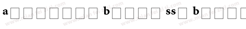 Atlantix Black SSi Black字体转换